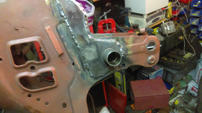 Right Swing Arm Plate Welded